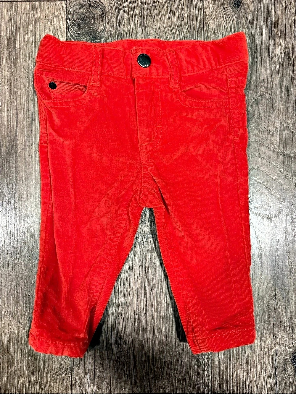 Jacadi Baby Red Corduroy Pants 6M